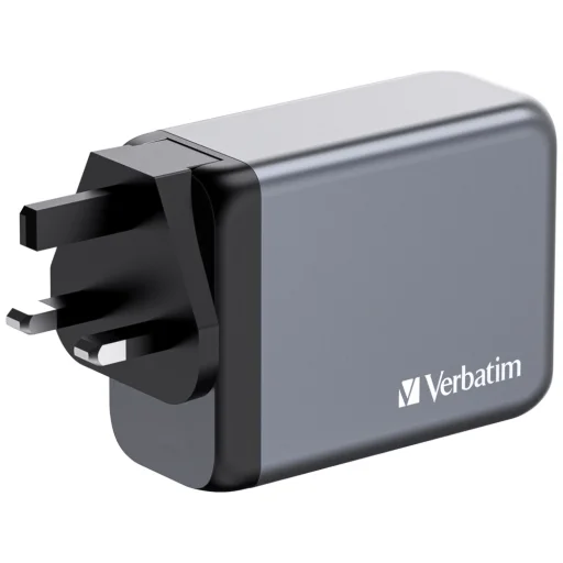 Verbatim GaN 200W Fali Töltő 3xUSB-C/USB-A + EU/UK/US Adapter GNC-200 32204 - 4