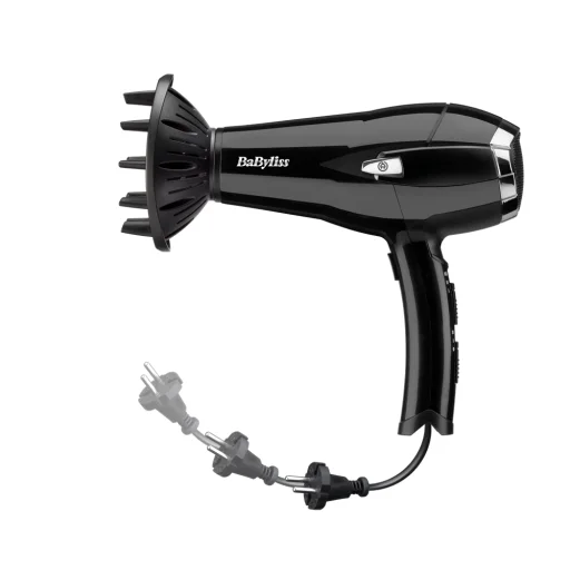 BaByliss D374DE Cordkeeper hajszárító 2000W, fekete - 3