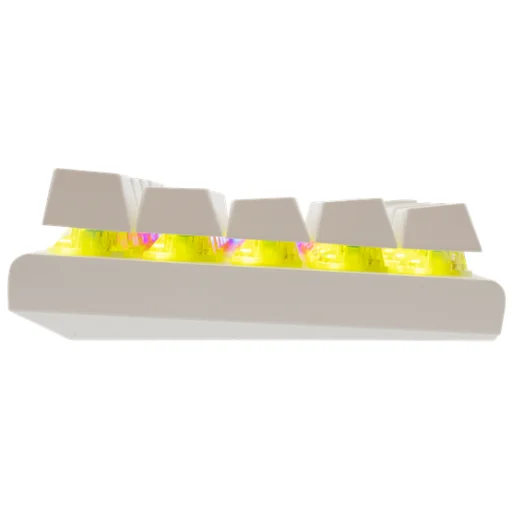 BILL White Shark GK-002223V2-W/BL-HU WAKIZASHI-2 vezetékes mechanikus gamer billentyűzet - fehér - HU - 2