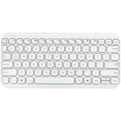 BILL ASUS Marshmallow KW100 vezeték nélküli billentyűzet - HU layout - Iridescent White - 1