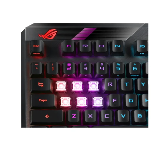 BILL ASUS ROG Claymore II vezeték nélküli billentyűzet - optomechanikus ROG RX Red - HU - 12