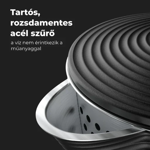 AENO AEK0003 EK3 elektromos vízforraló, max. 2200 W, 1,7 literes tartály, LED állapotjelző, rozsdamentes acél - 11