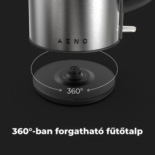 AENO AEK0003 EK3 elektromos vízforraló, max. 2200 W, 1,7 literes tartály, LED állapotjelző, rozsdamentes acél - 9