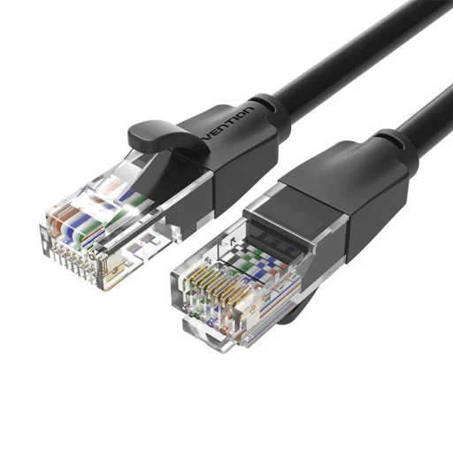 Vention IBEBK UTP CAT6 hálózati kábel RJ45 Ethernet 1000Mbps 8m fekete - 2