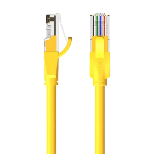 Vention IBEYF RJ45 Ethernet UTP CAT6 Hálózati Kábel 1m Sárga - 1