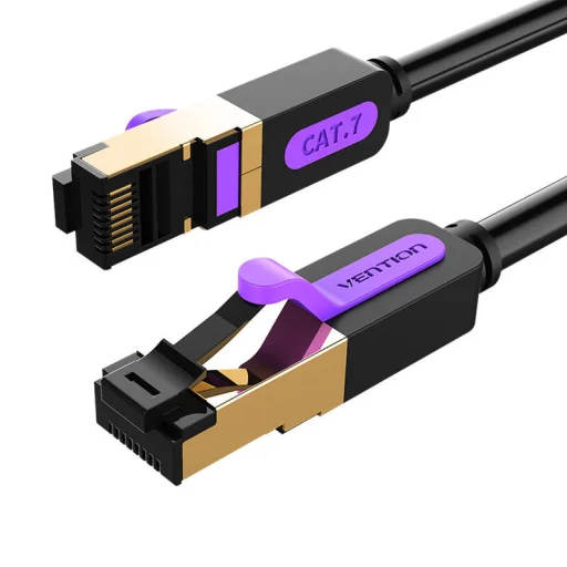 Vention ICDBJ CAT7 SFTP hálózati kábel RJ45 Ethernet 10Gbps 5m Fekete - 1