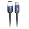 F-ENERGY C351 Micro USB kábel USB A -ról Micro USB -ra QC3.0 2,4A 18W Gradiens 1 m fekete thumbnail