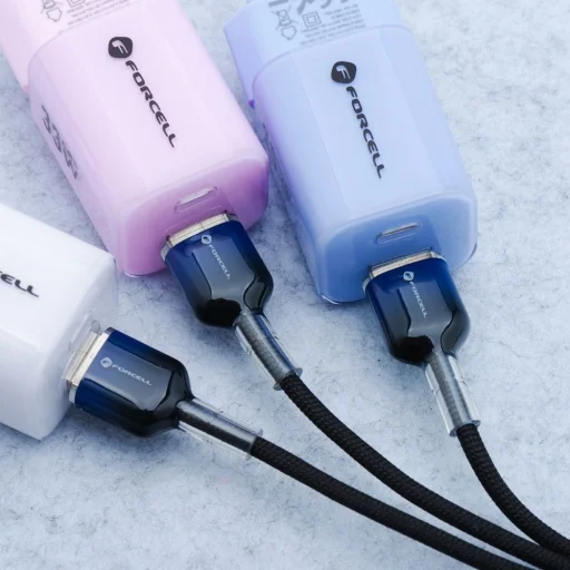 F-ENERGY C351 Micro USB kábel USB A -ról Micro USB -ra QC3.0 2,4A 18W Gradiens 1 m fekete - 3