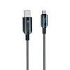 FORCELL F-ENERGY C272 USB A - Type C kábel QC4.0 3A 66W Digitális 1,2 m fekete thumbnail