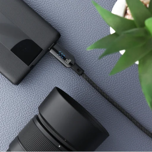 FORCELL F-ENERGY C272 USB A - Type C kábel QC4.0 3A 66W Digitális 1,2 m fekete - 3