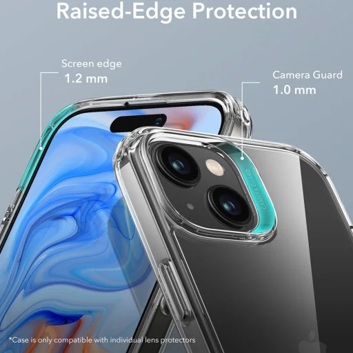 Apple iPhone 15 Plus ESR - Air Shield Boost Kickstand - Átlátszó tok - 5