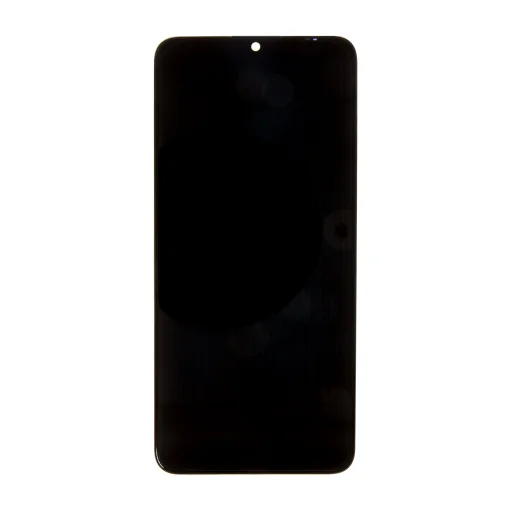 LCD Kijelző + Érintő Egység + Előlapi Borítás Honor X7a Fekete (Szervizcsomag) - 1