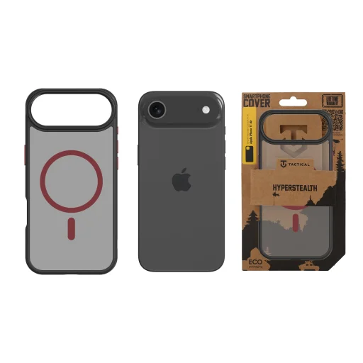  iPhone 17 Air Fekete/Vörös Tactical MagForce Hyperstealth 2.0 tok - 3