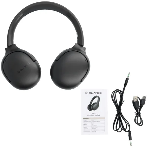 Blavec Over-ear Bluetooth fejhallgató BO-12 Bass Master ANC (BO12-B) fekete - 6