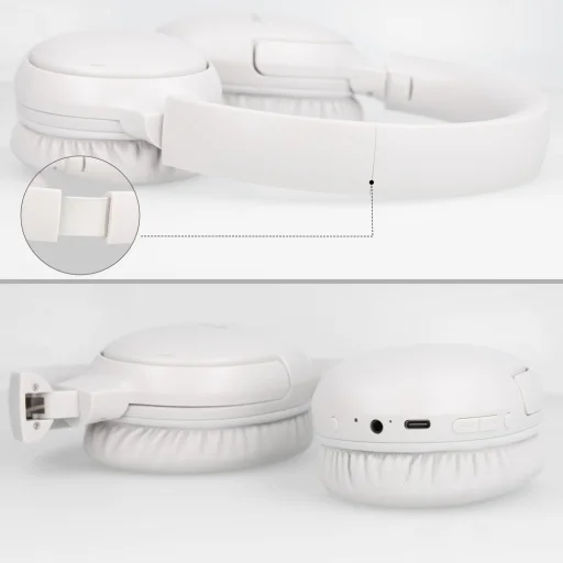 Blavec Over-ear Bluetooth fejhallgató BO-12 Bass Master ANC (BO12-W) fehér - 5