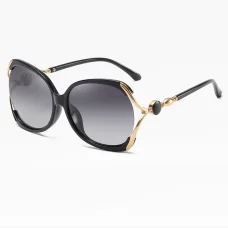 Női Techsuit Polarizált napszemüveg (1722) UV védelemmel, PC - Fekete / Szürke