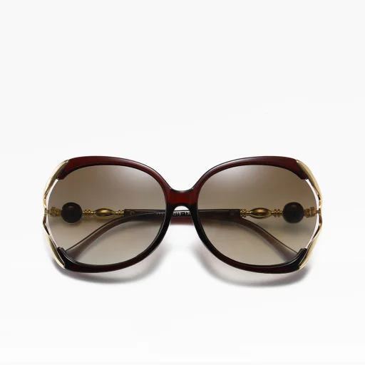 Női UV-védelemmel ellátott Polarizált Napszemüveg Techsuit (1722), PC - Barna - 2