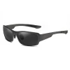 Napszemüveg Polarised TR90 (MM108) UV Védelemmel - Matte Gray Techsuit
