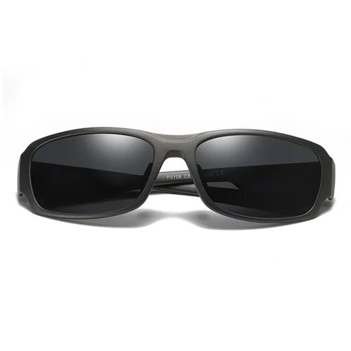 Napszemüveg Polarised TR90 (MM108) UV Védelemmel - Matte Gray Techsuit - 2