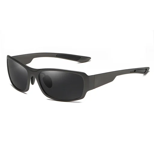 Napszemüveg Polarised TR90 (MM108) UV Védelemmel - Matte Gray Techsuit - 1