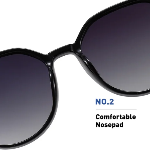 Napszemüveg Techsuit - Polarised PC (2203) - UV Védelem - Fekete / Árnyalat Szürke. - 4