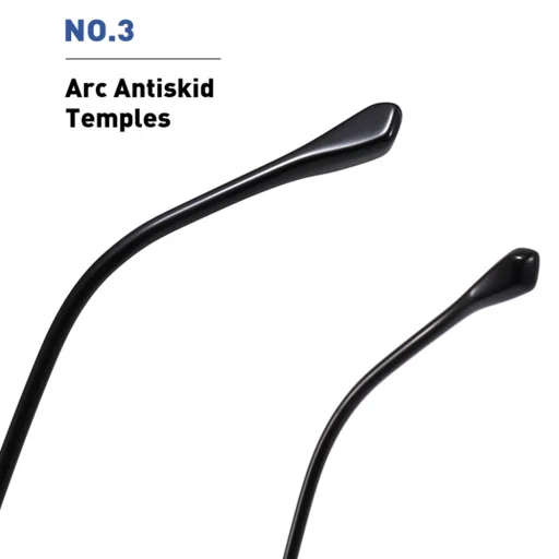 Napszemüveg Techsuit - Polarised PC (2203) - UV Védelem - Fekete / Árnyalat Szürke. - 5