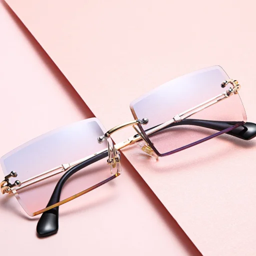 Polarizált napszemüveg Techsuit Fém (16031-C6) - UV védelem - Rózsaszín. - 4