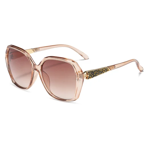 Női Polarizált napszemüveg UV-védelemmel, PC - Barna Techsuit (5599) - 1