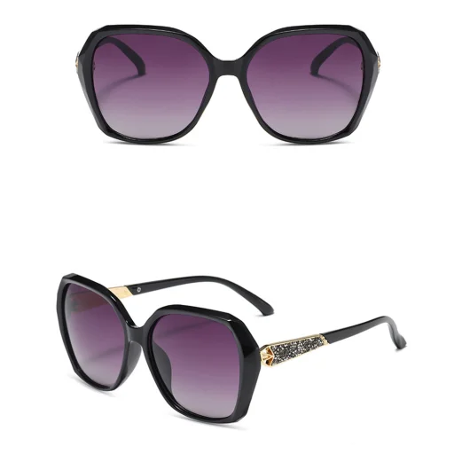 Nőknek UV védelmet nyújtó Techsuit Napszemüveg Polarized (5599) - Fekete / Szürke - 2