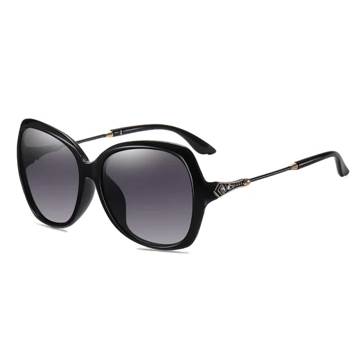 Női Polarizált napszemüveg UV védelemmel Techsuit (8881) - PC - Fekete / Szürke - 1