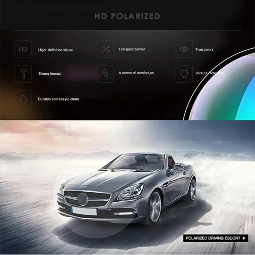 Női Polarizált Napszemüveg (8702) Techsuit - UV Védelem, Fém Keret - Piros - 9