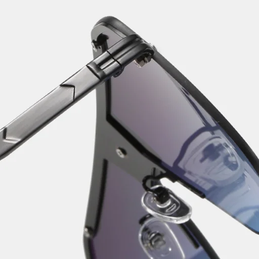  Techsuit - Napszemüveg (2576) - Férfiaknak, alumínium kerettel, túlméretezett - Fekete / Szürke / Kék - 3