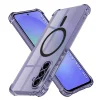 Samsung Galaxy A36 5G Smoke Black Techsuit - Shockproof Clear Silicone MagSafe tok thumbnail