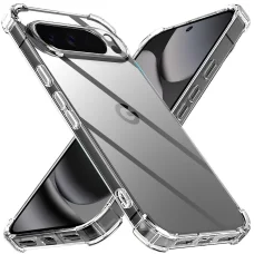 Google Pixel 10 Pro XL Techsuit - Shockproof Clear Silicone tok - Átlátszó