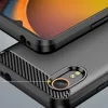 Samsung Galaxy Xcover7 Techsuit Carbon Silicone - Fekete tok thumbnail
