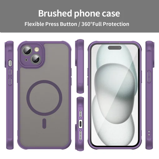 iPhone 14 Purple Techsuit - HaloFrost II MagSafe tok - 3
