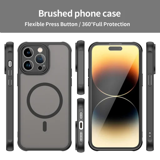 iPhone 14 Pro Black Techsuit - HaloFrost II MagSafe tok - 3