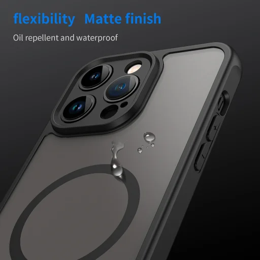 iPhone 14 Pro Black Techsuit - HaloFrost II MagSafe tok - 6