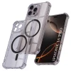 iPhone 16 Pro Smoke Black Techsuit - Shockproof Clear Silicone MagSafe tok thumbnail