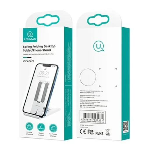 Telefon/tablet asztali tartó fehér USAMS ZJ070ZJ02 (US-ZJ070) - 7