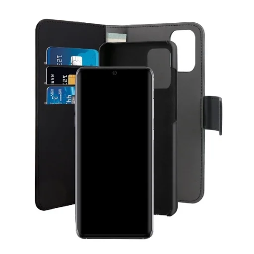 Univerzális telefontok PURO Smart Wallet XL 5.1" fotótartóval és kártyanyílásokkal, kék tok - 2