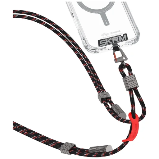 Universal Telefon Nyakpánt 2 az 1-ben Kábel Skinarma Dyno Ve USB-C/USB-C fekete - 2