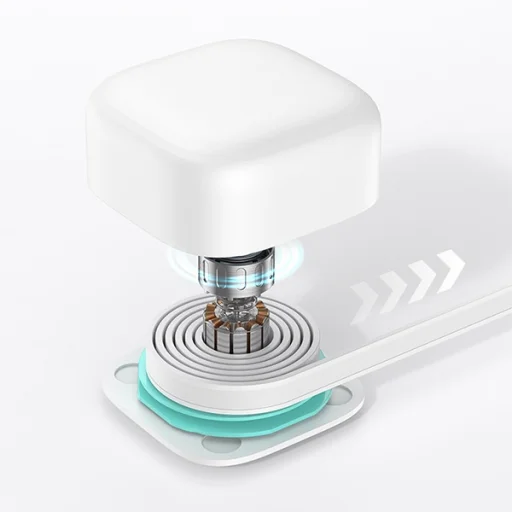 Hálózati USB-C töltő adapter USAMS 1xUSB-C visszahúzható USB-C kábellel (csak fej) PD+QC 35W GaN gyorstöltés fekete - 3