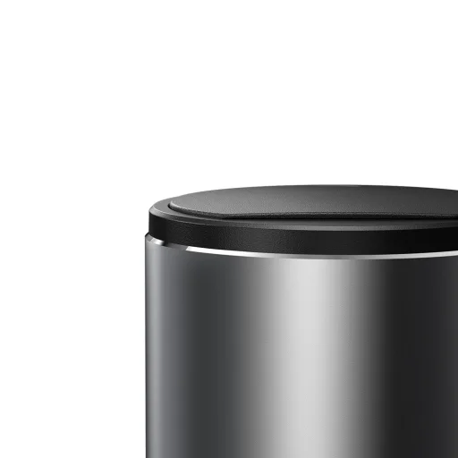 Szemeteskuka Gentleman Style (CRLJT-0G), Baseus - 30 szemeteszsákkal, alumínium ötvözet, ABS, 500 ml - Sötétszürke - 2