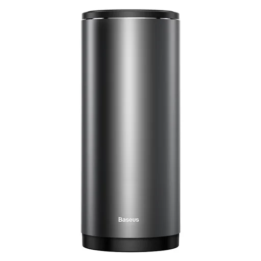 Szemeteskuka Gentleman Style (CRLJT-0G), Baseus - 30 szemeteszsákkal, alumínium ötvözet, ABS, 500 ml - Sötétszürke - 1