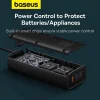 Baseus Power Inverter Pro (CGNB020101) USB, 2x Type-C, 220V CN/US/EU dugó, 150W, Fekete thumbnail
