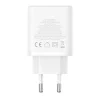 Wall Charger Baseus GaN 2x USB, Type-C, Gyors töltés, 30W - Fehér thumbnail