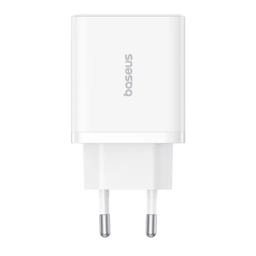 Wall Charger Baseus GaN 2x USB, Type-C, Gyors töltés, 30W - Fehér - 2