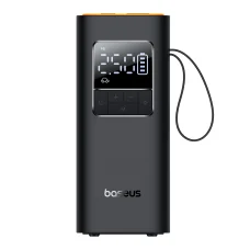 Inflator Pump Super Mini Pro Baseus - kijelzővel, 4000mAh, 50W, Type-C kábel - Fekete
