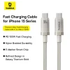 USB-C to Type-C, 100W, Gyors töltés, 480Mbps, 2m - Galaxy Titanium Gold Baseus Data Cable Titanium (P10378100G21-01) thumbnail